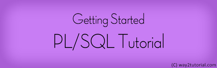 PL/SQL Tutorial