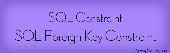 SQL Foreign Key Constraint